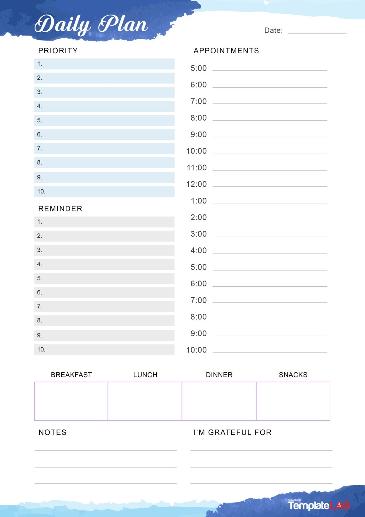 day planner pdf free