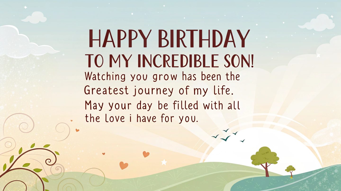 250 Heartwarming Birthday Wishes For Son To Make His Day Unforgettable PopAi