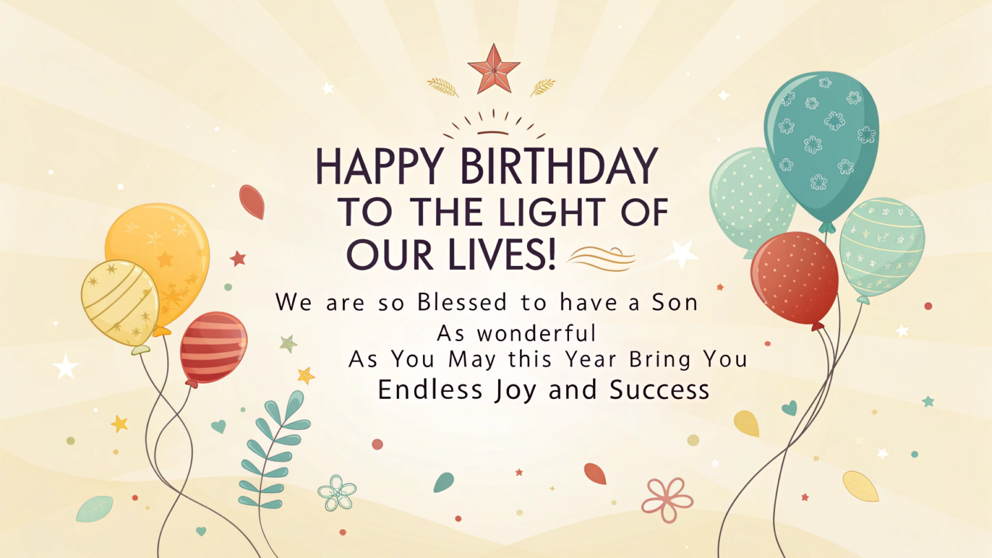 250 Heartwarming Birthday Wishes For Son To Make His Day Unforgettable PopAi