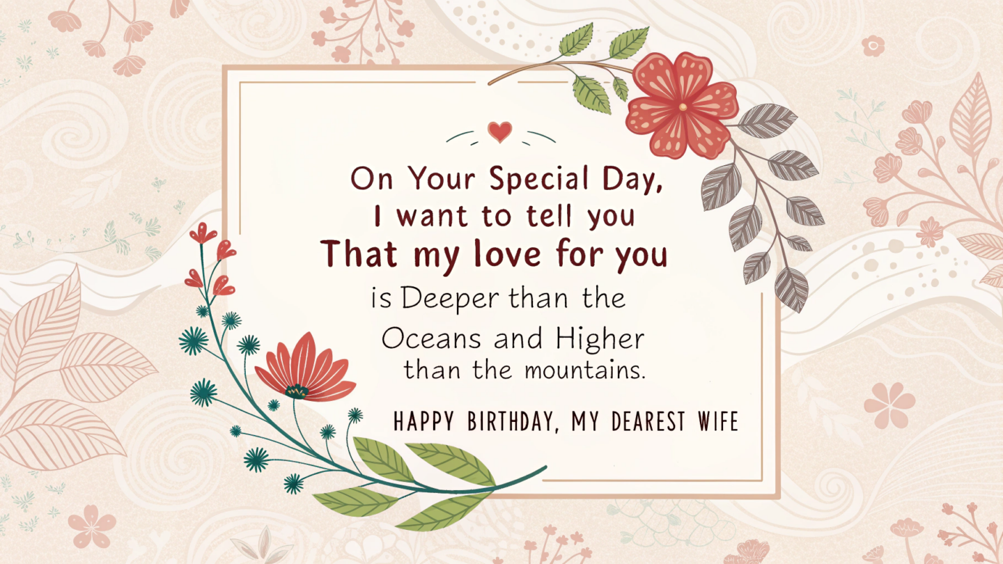 255 Best Birthday Wishes For Wife To Make Her Feel Loved PopAi