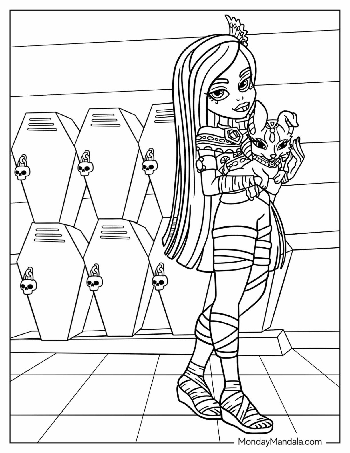 28 Monster High Coloring Pages Free PDF Printables 