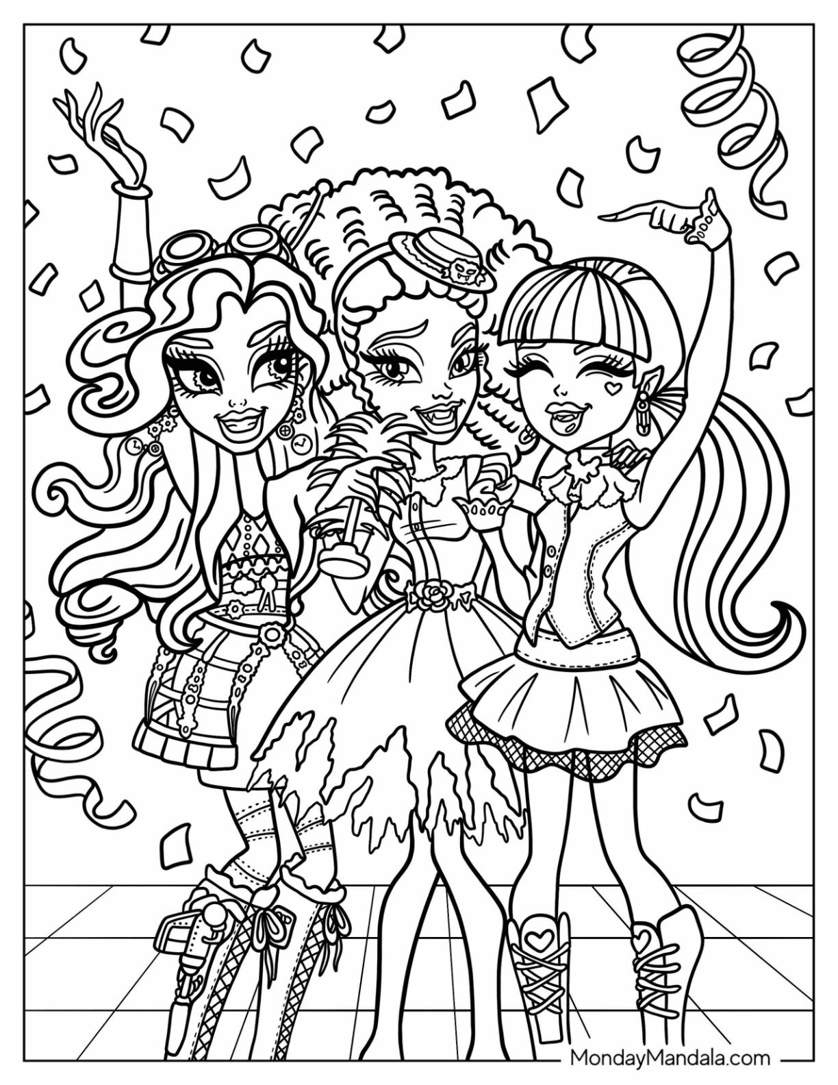 Monster High Coloring Page