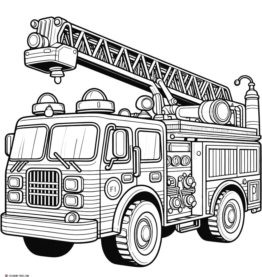 2993 Page The Fire Truck Coloring Page Is A Fun And Exciting 
