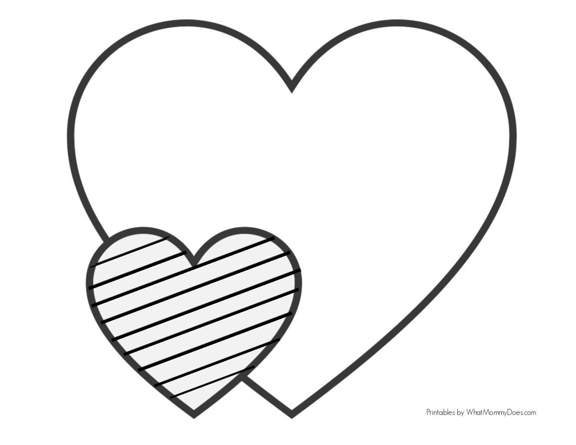 Coloring Sheets Of Hearts
