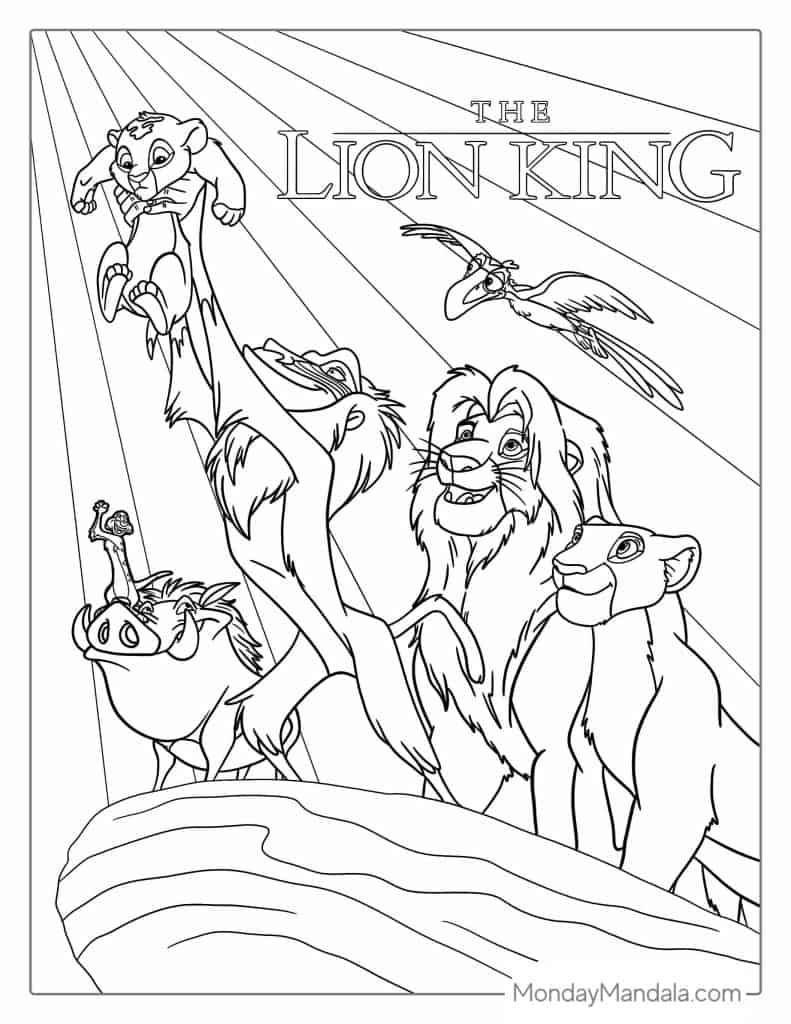 32 Lion King Coloring Pages Free PDF Printables  32 Lion King Coloring Pages Free PDF Printables