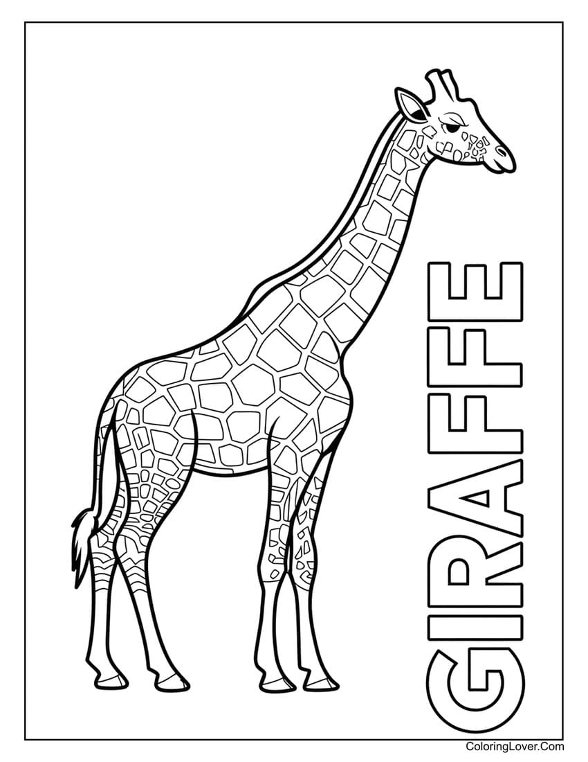 33 Giraffe Coloring Pages Free Printables For All Ages 33 Giraffe Coloring Pages Free Printables For All Ages