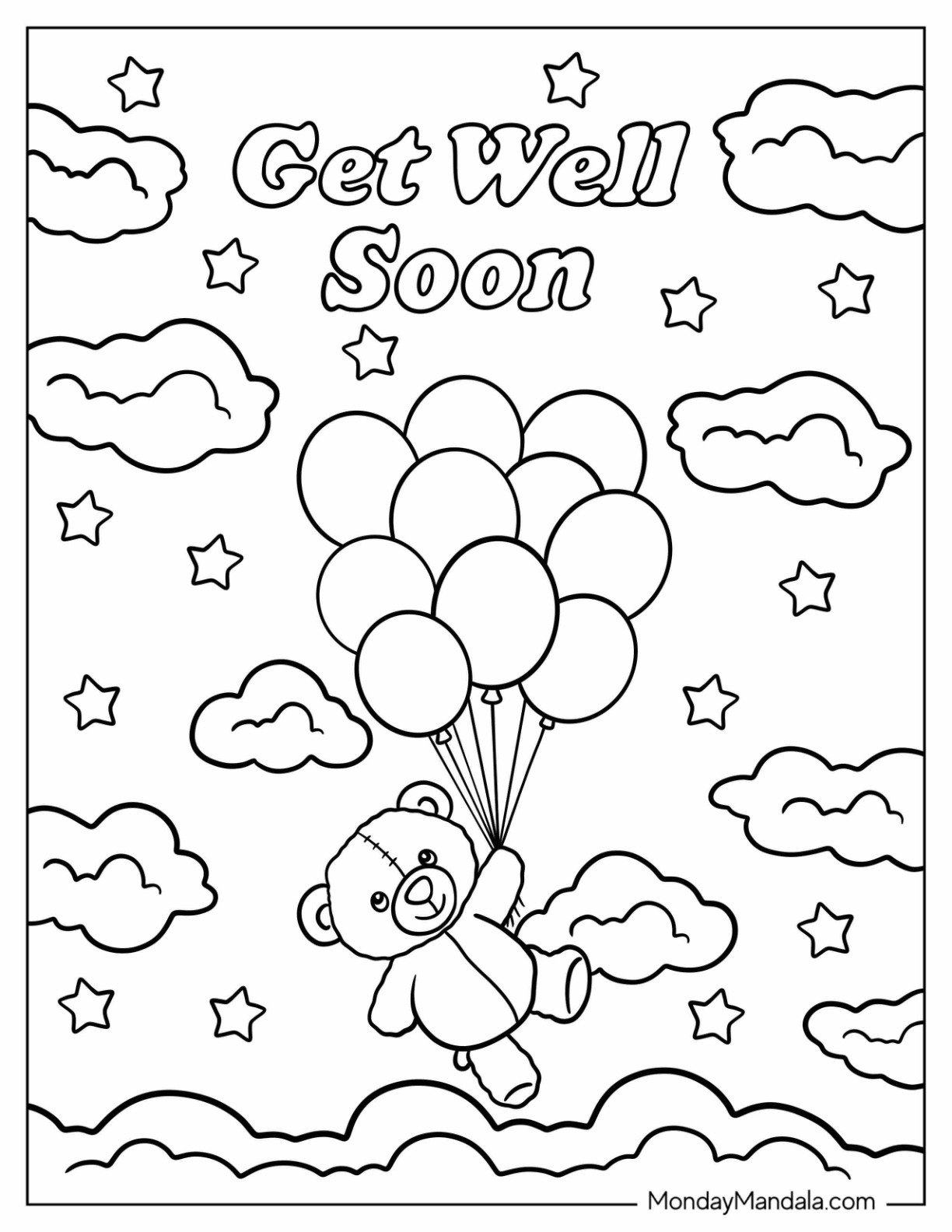 34 Get Well Soon Coloring Pages Free PDF Printables  34 Get Well Soon Coloring Pages Free PDF Printables