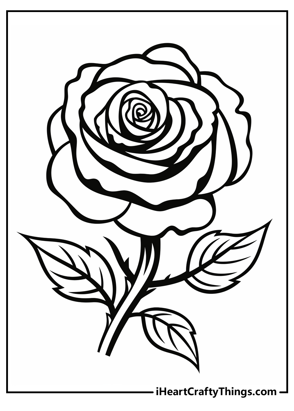 Coloring Sheets Of Roses