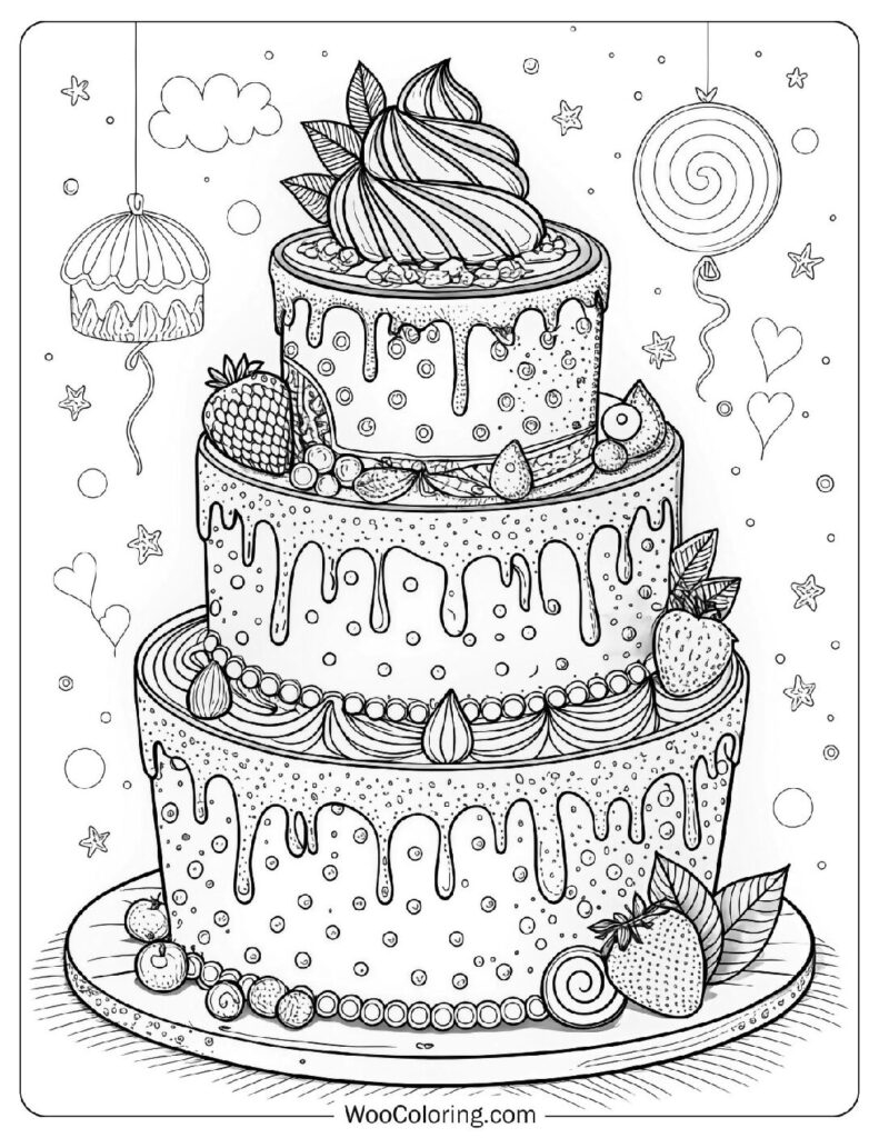 36 Cake Coloring Pages Free PDF To Print Woo Coloring 36 Cake Coloring Pages Free PDF To Print Woo Coloring
