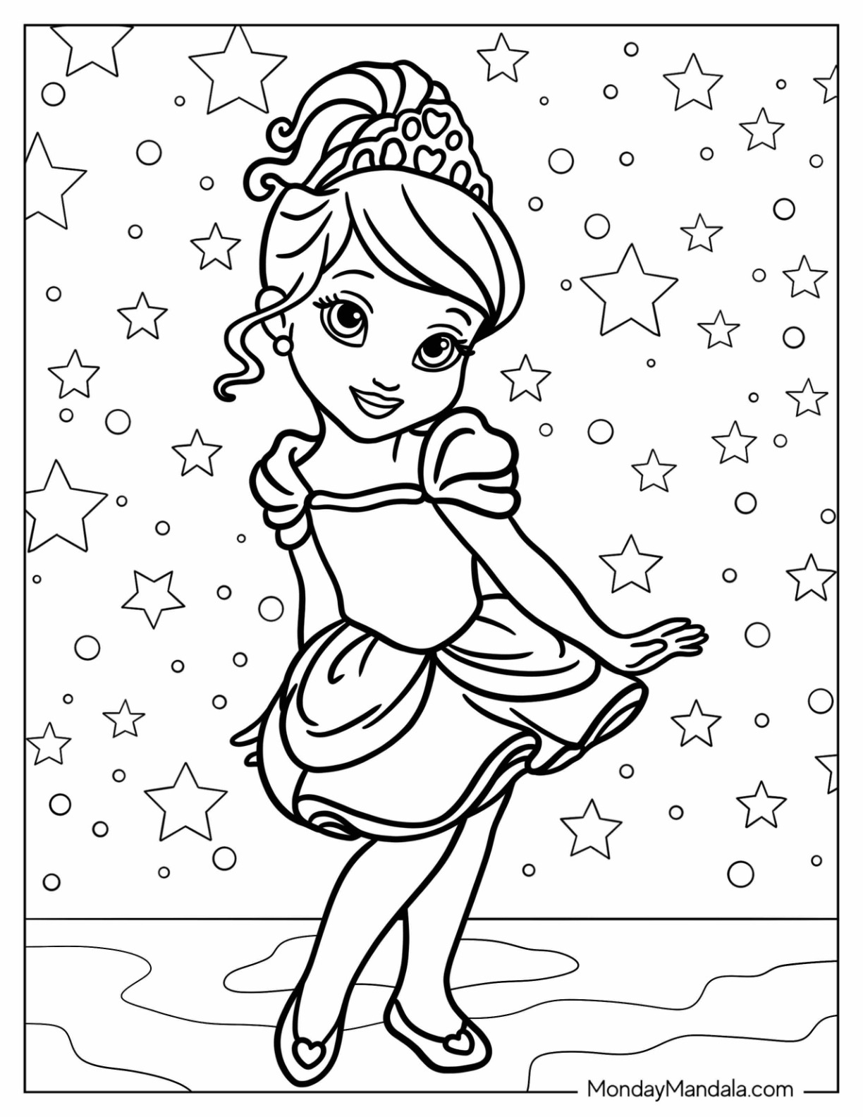 36 Disney Princess Coloring Pages Free PDF Printables Worksheets Library