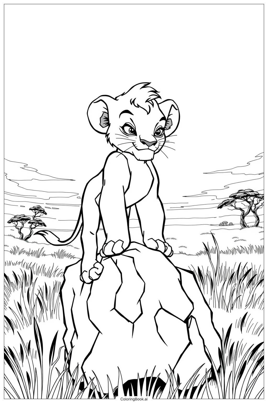coloring pictures of the lion king coloring pictures of the lion king