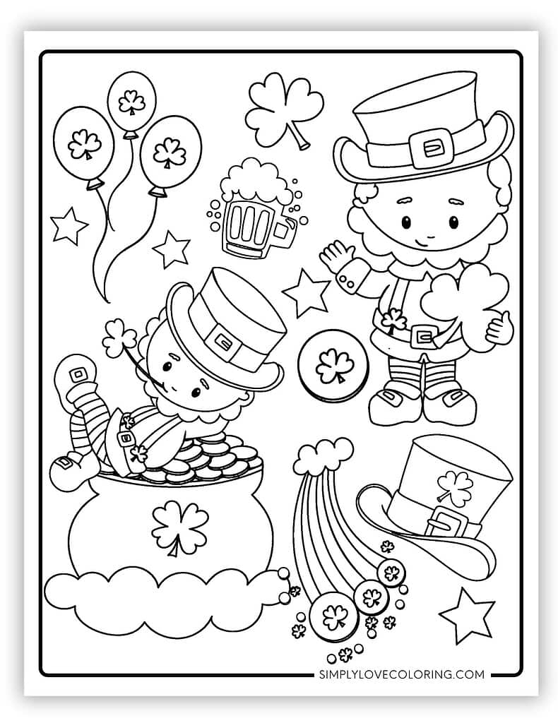 saint patrick's day coloring pages