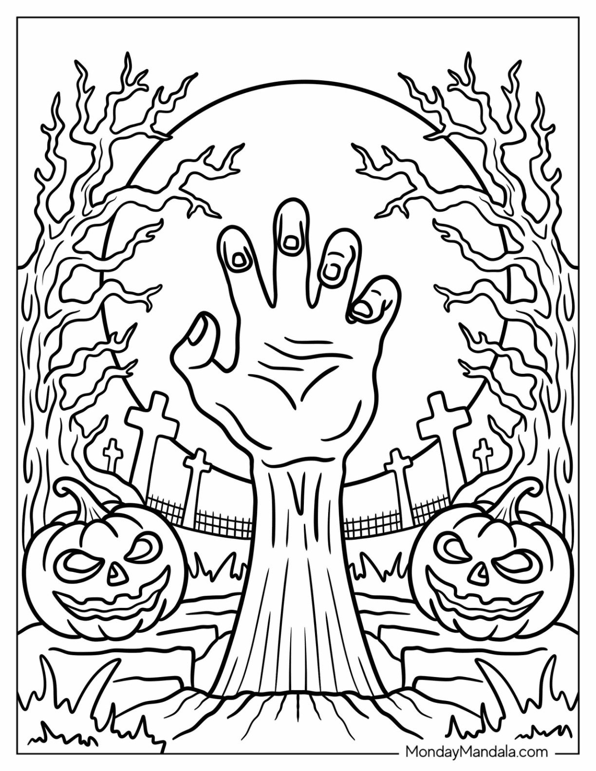 Spooky Halloween Coloring Pages