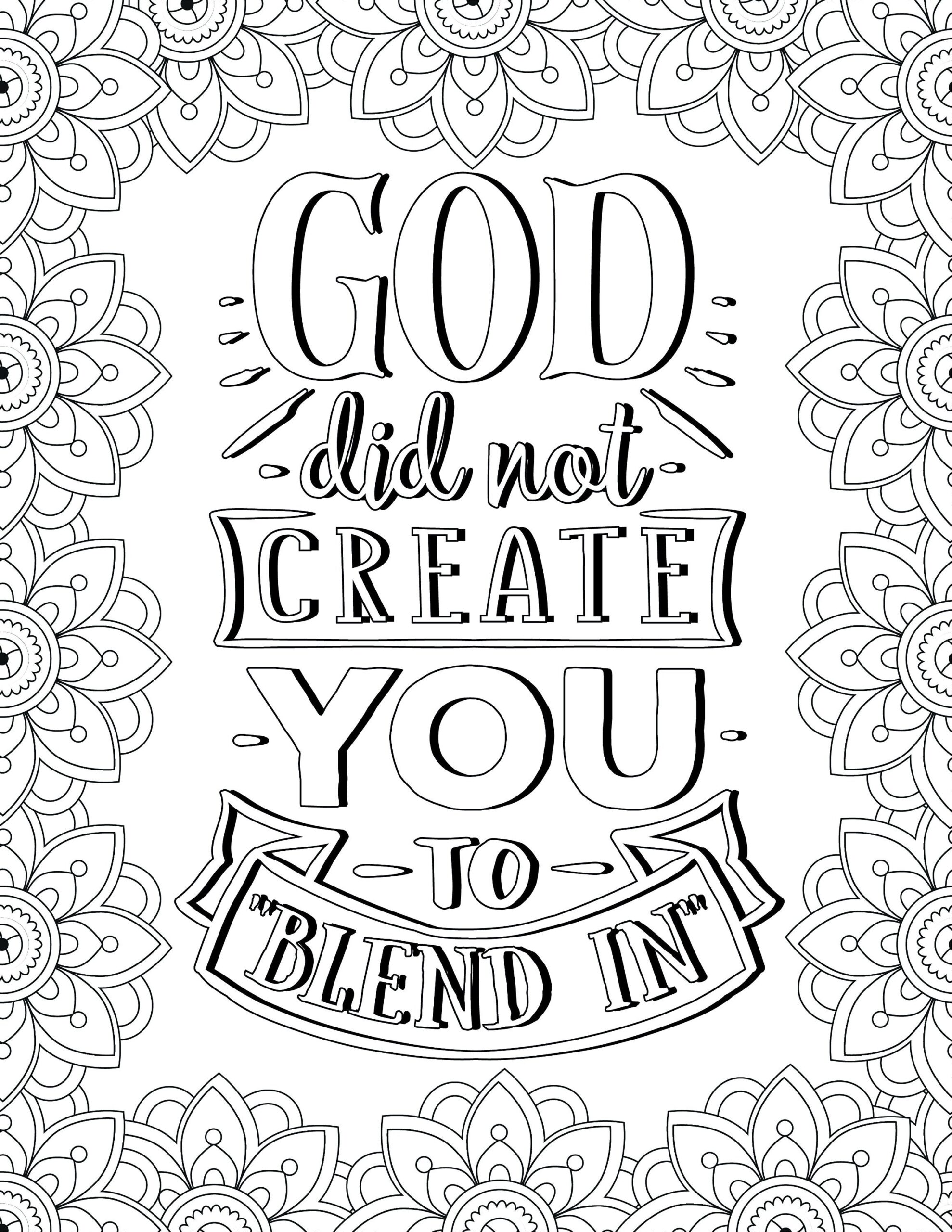 Bible Quote Coloring Pages