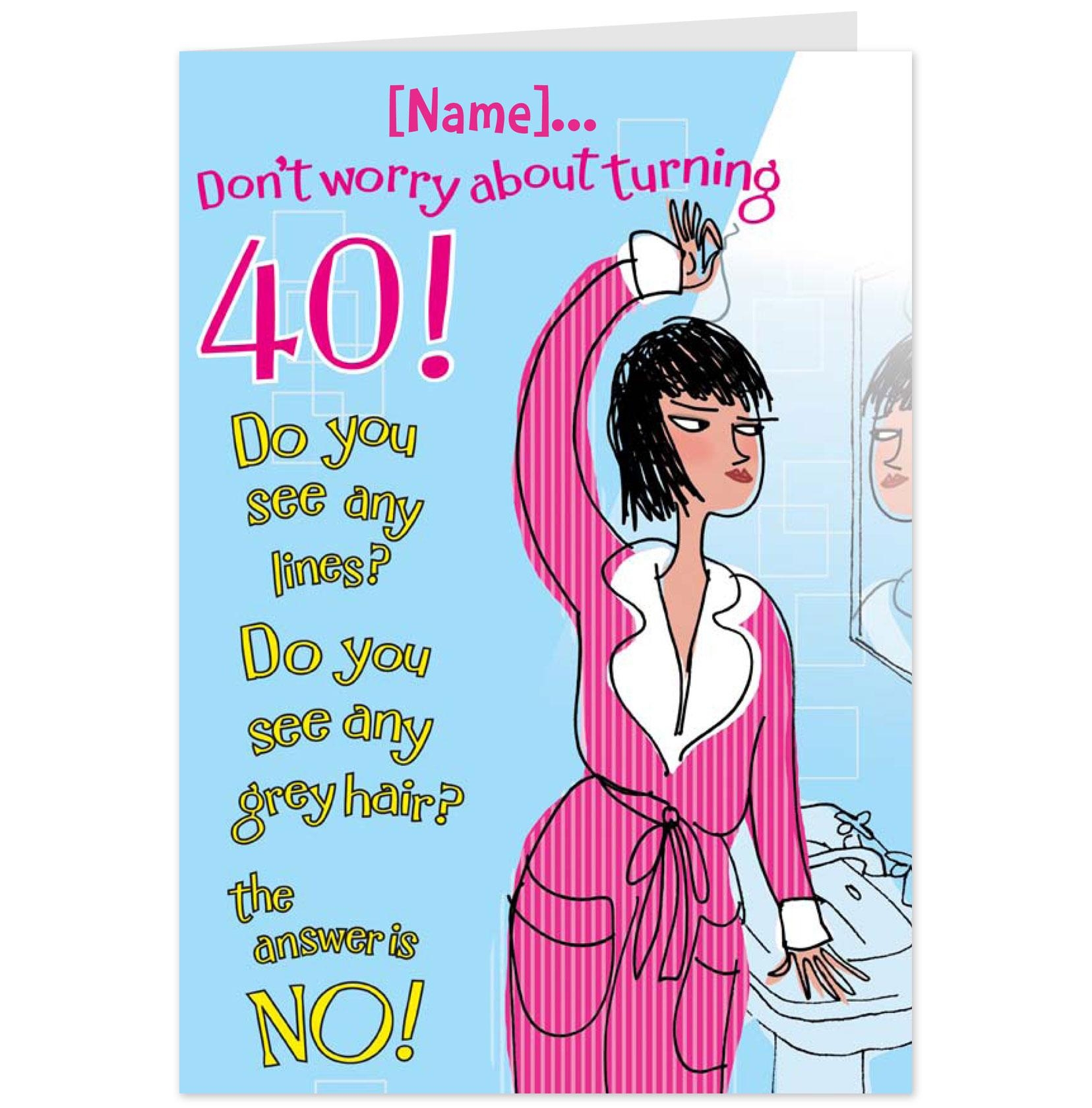40th birthday wishes funny
