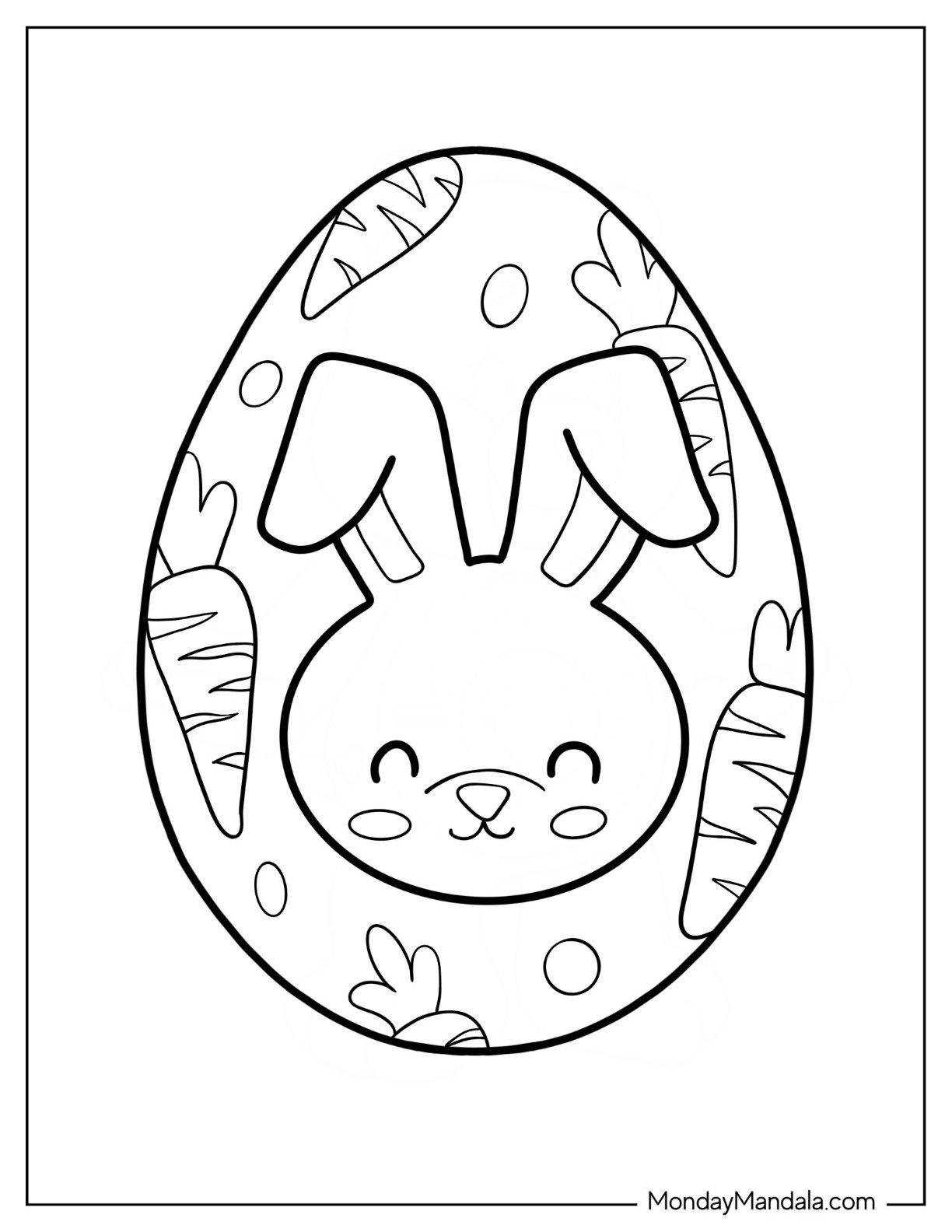 43 Easter Egg Coloring Pages Free PDF Printables  43 Easter Egg Coloring Pages Free PDF Printables