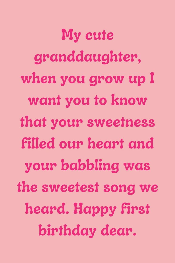 43 Granddaughter Birthday Quotes Card Messages