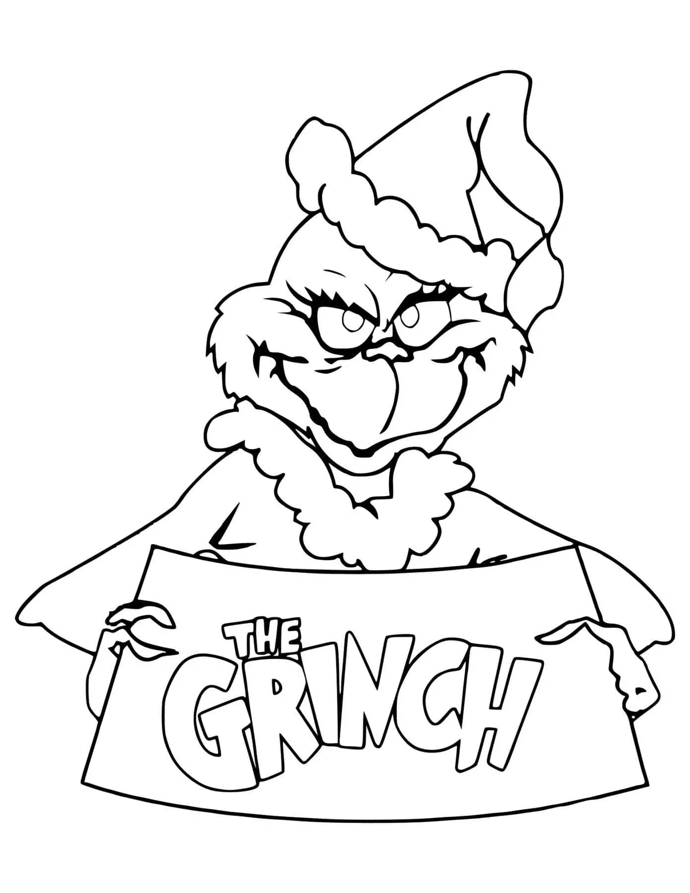 coloring pages of grinch