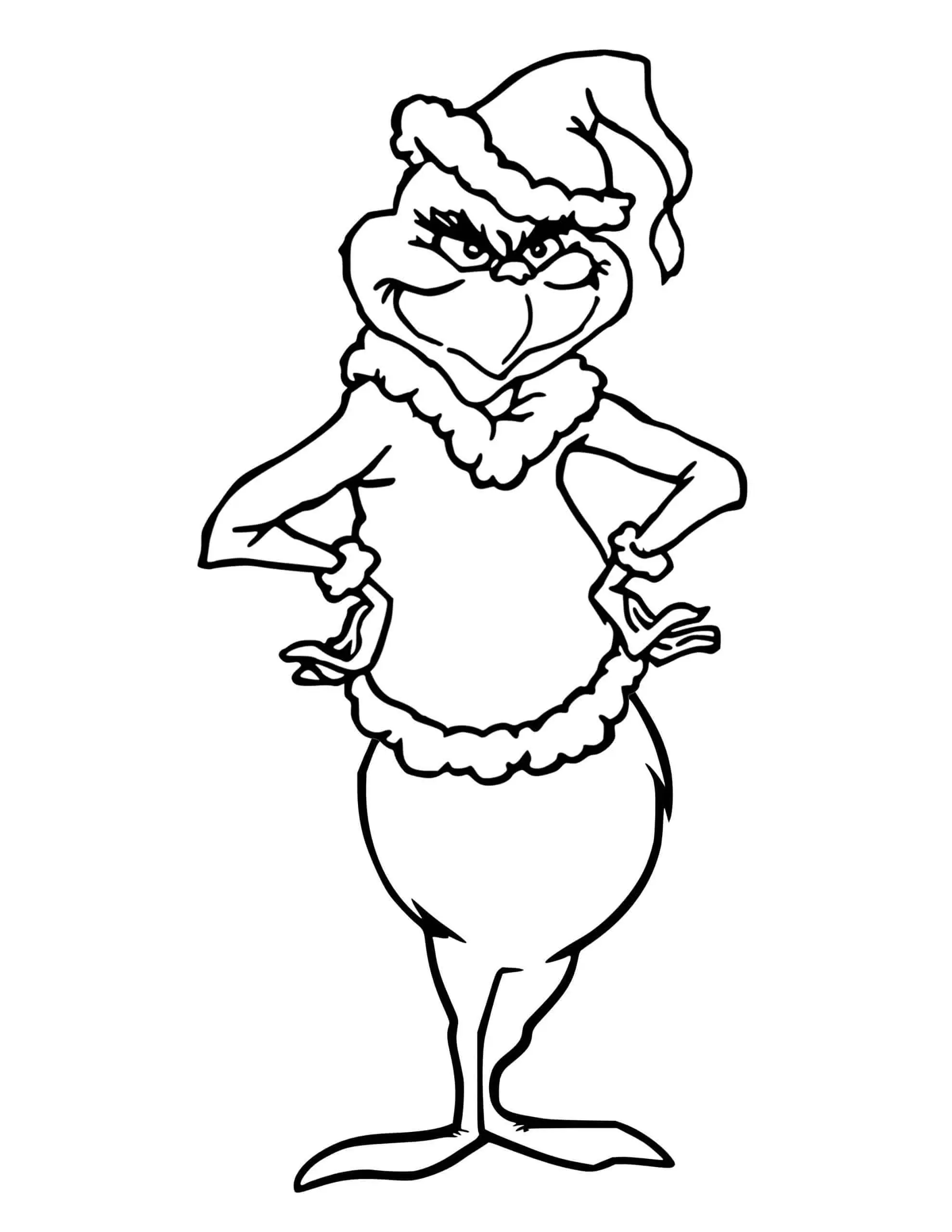 the grinch coloring sheet