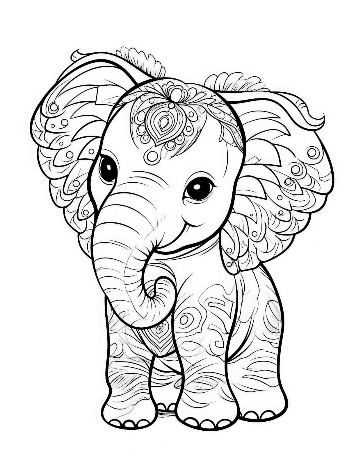 Coloring Pages For Elephants
