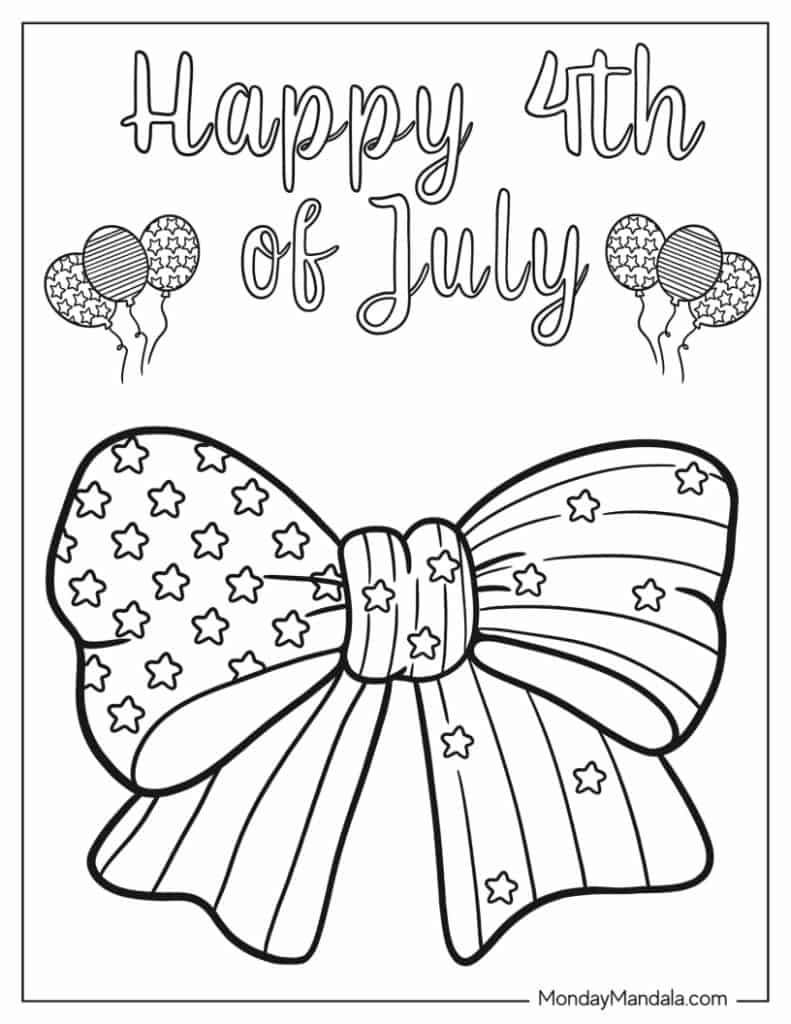 4th Of July Coloring Pages 55 Free PDF Printables 4th Of July Coloring Pages 55 Free PDF Printables