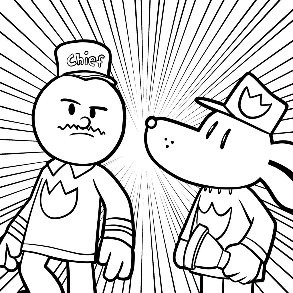 5 Dog Man Coloring Pages TheToyZone