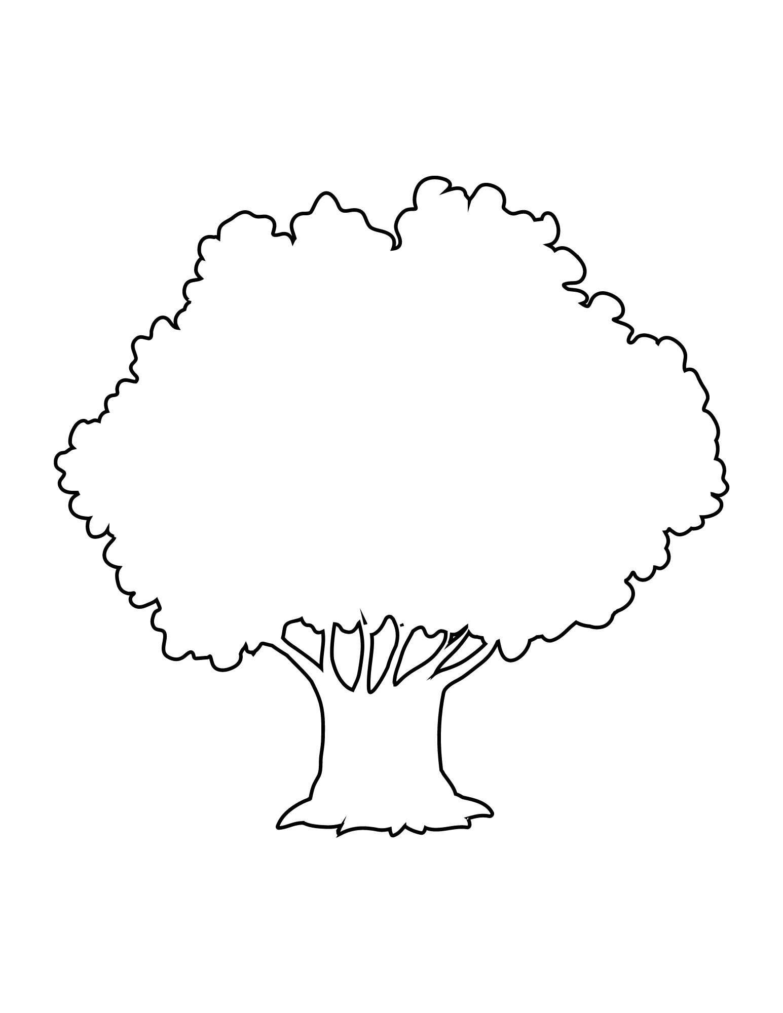 coloring pages of trees