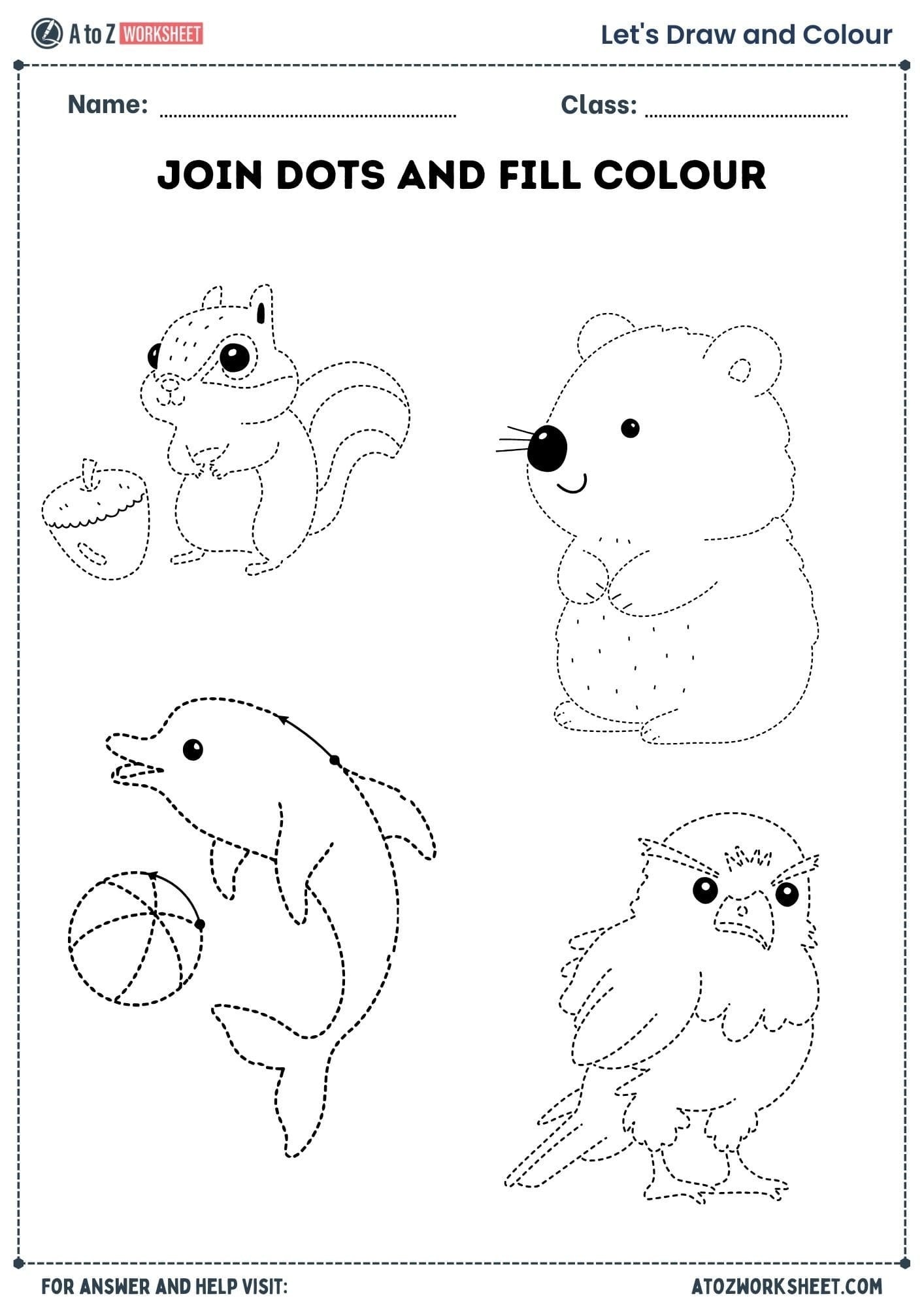 50 Free Nursery Drawing Worksheets A To Z Worksheet