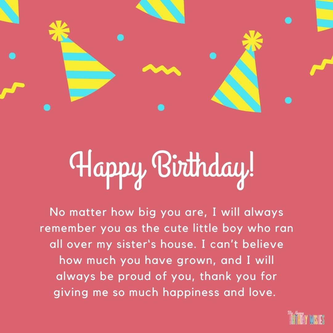 50 Happy Birthday Nephew Wishes My Happy Birthday Wishes