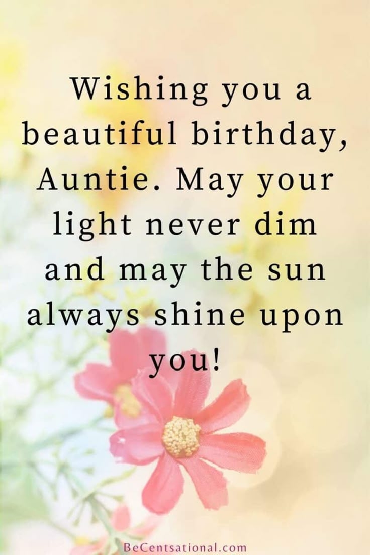 50 Heart Touching Birthday Wishes For Aunt