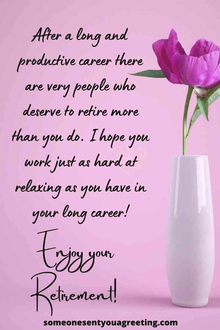 Short Retirement Wishes For A Friend