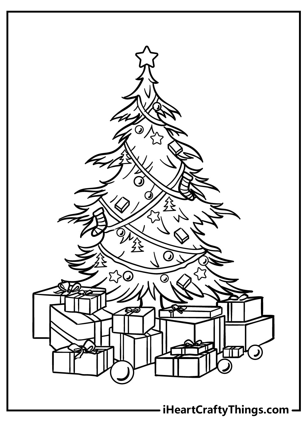 51 Christmas Tree Coloring Pages 100 Free Printables 51 Christmas Tree Coloring Pages 100 Free Printables
