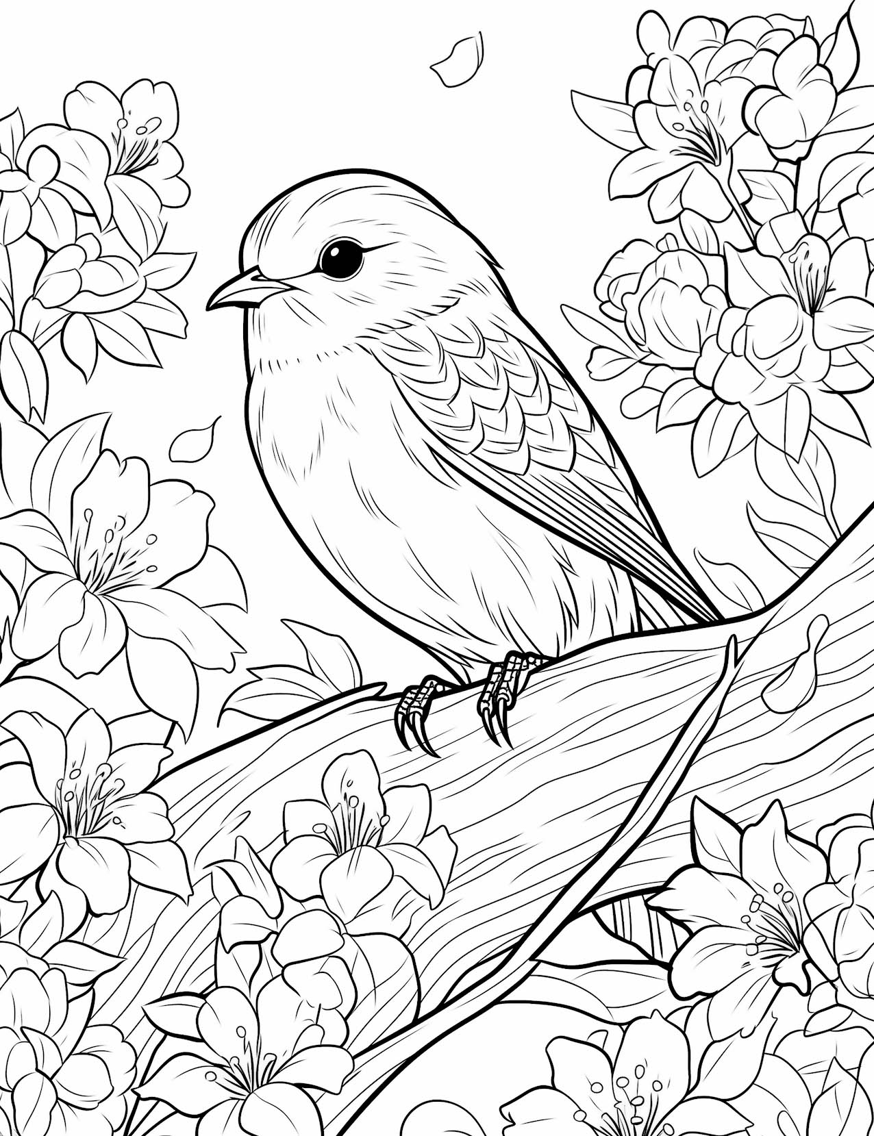 coloring pages of birds
