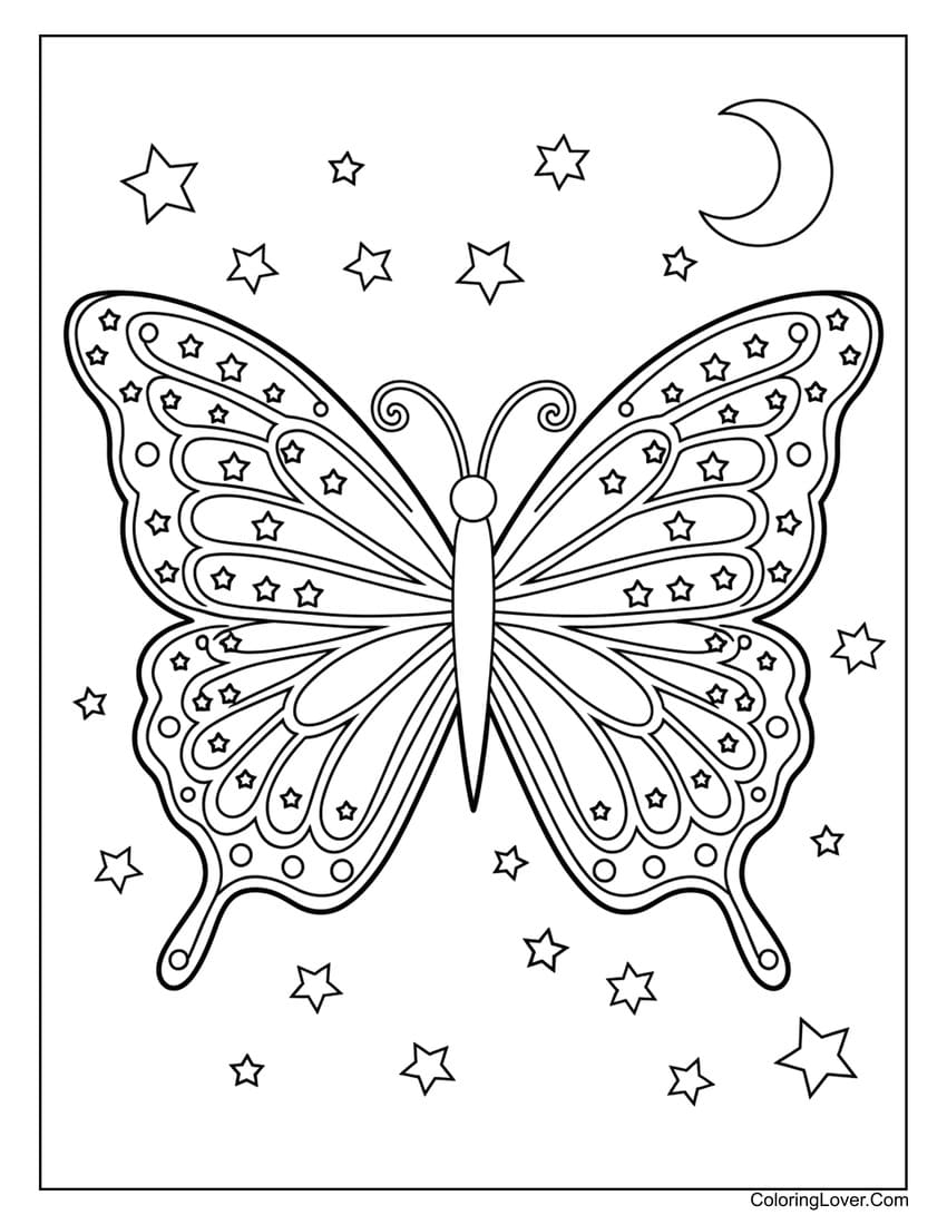 Butterfly Coloring Sheets Printable