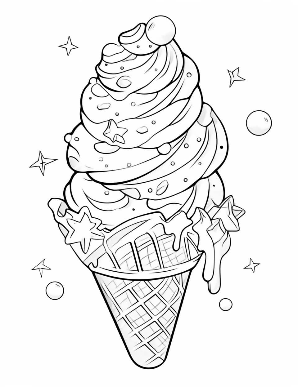 57 Yummy Ice Cream Coloring Pages For Kids And Adults Our Mindful Life