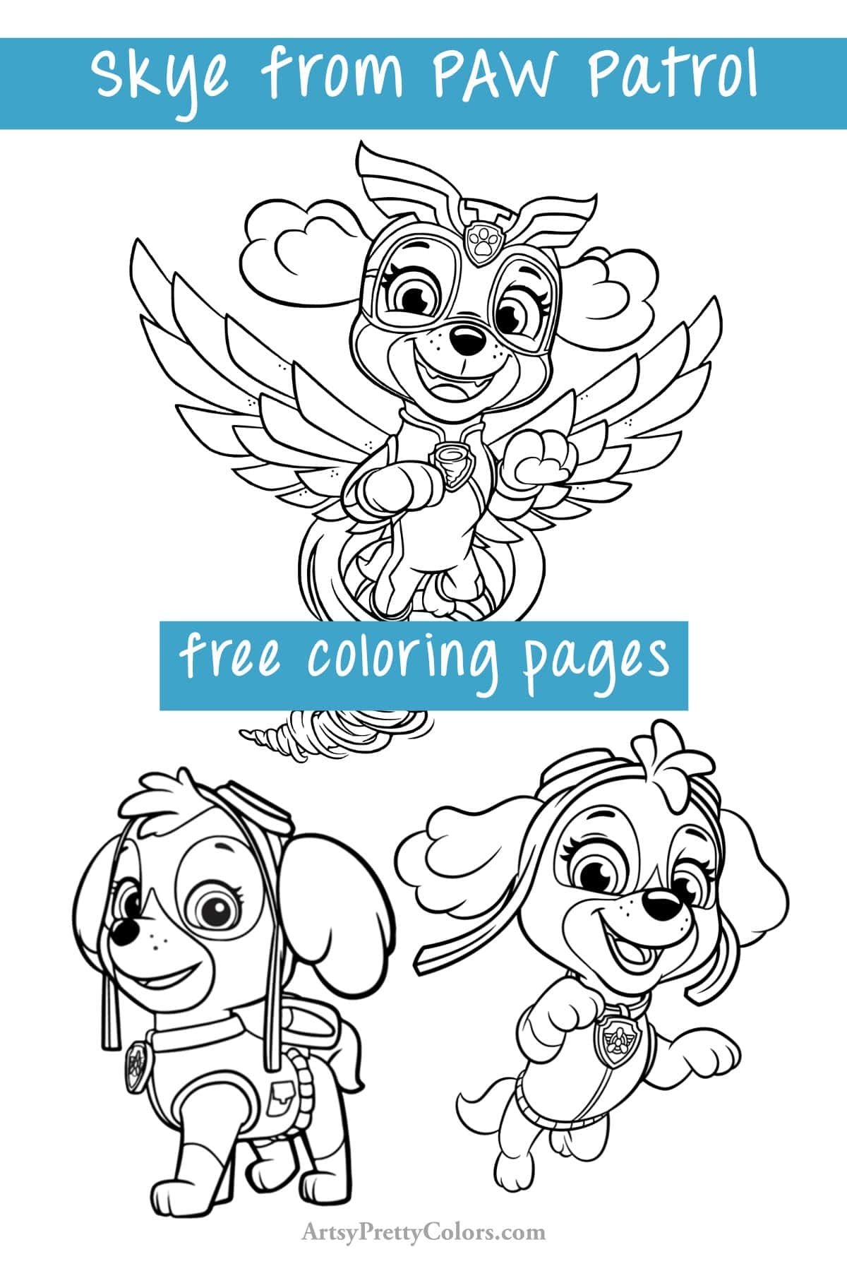 free paw patrol coloring pages