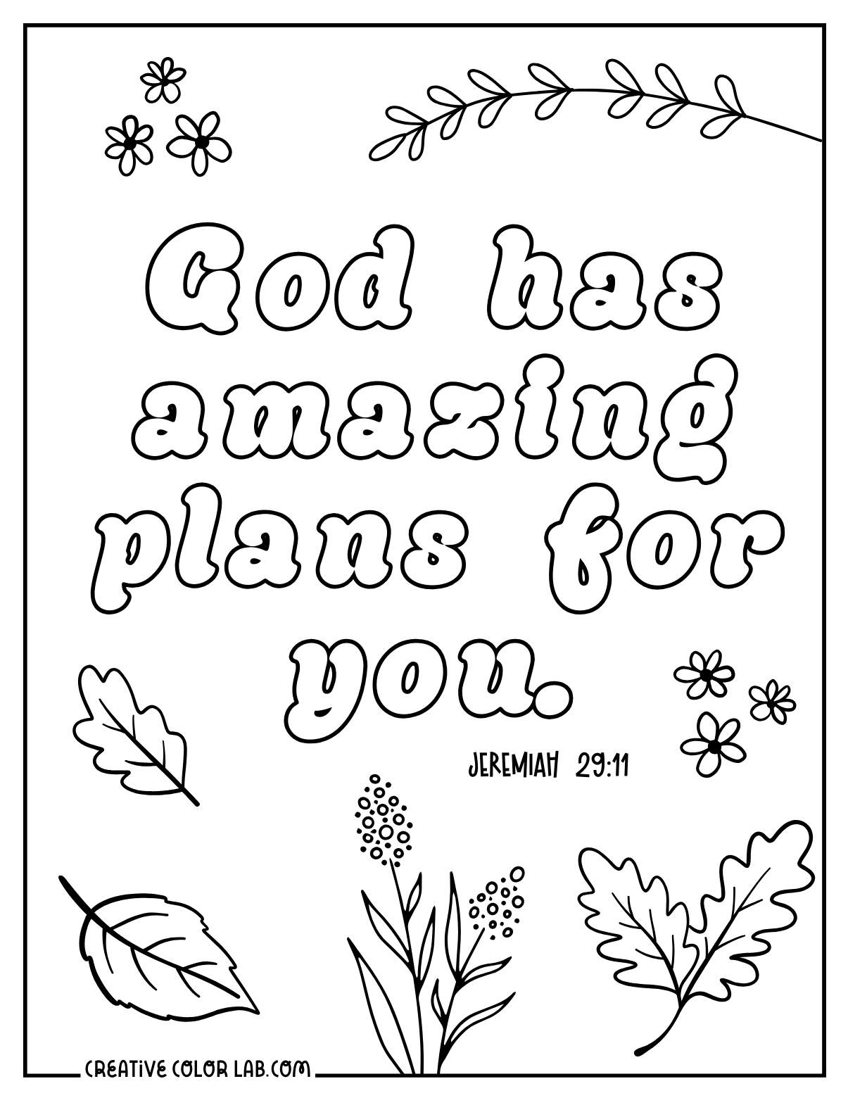 Bible Verse Coloring Sheets