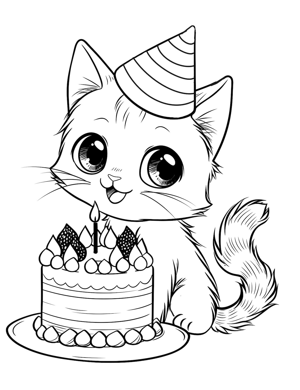 free kitty coloring pages free kitty coloring pages