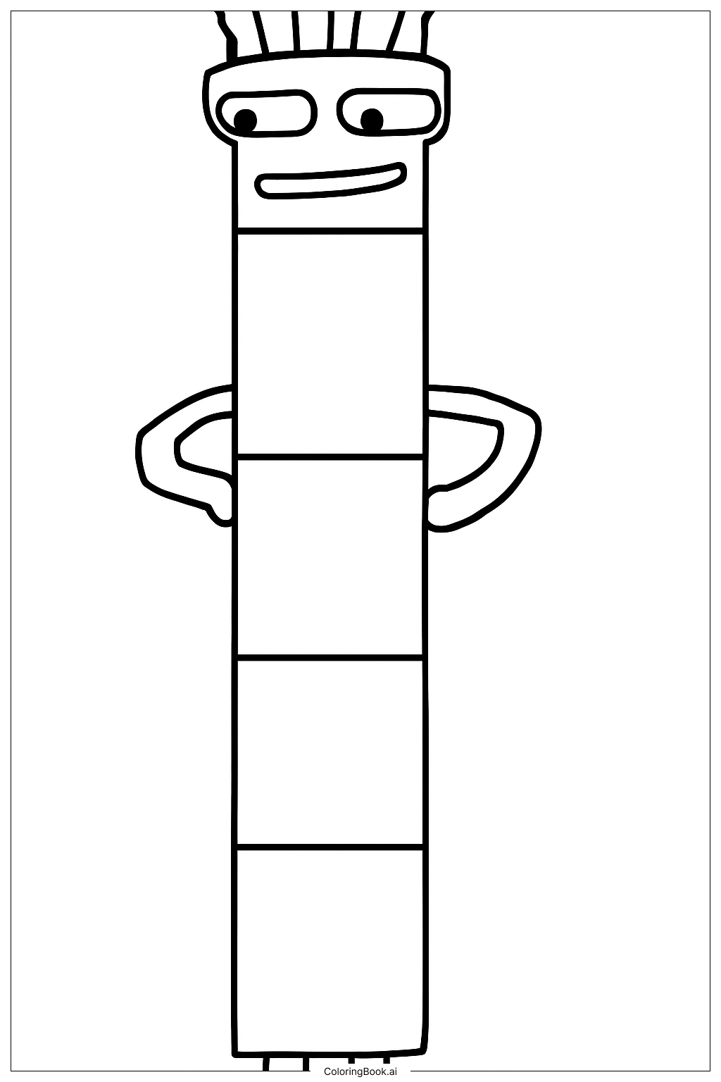 7 In Vertical Form Coloring Page Free PDF PNG Printable 7 In Vertical Form Coloring Page Free PDF PNG Printable