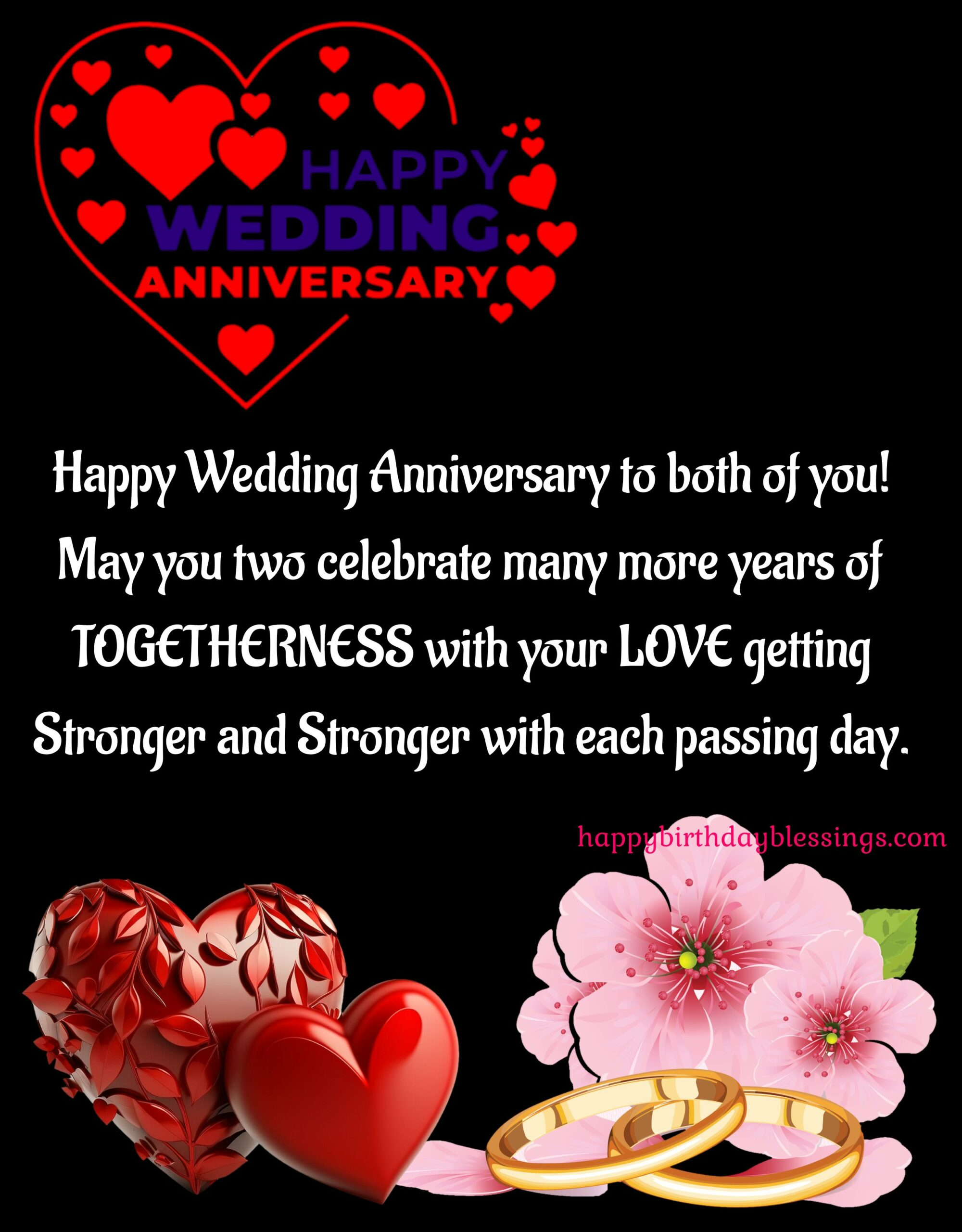 70 Wedding Anniversary Wishes For Couple