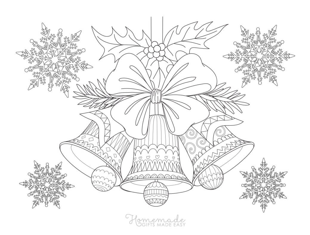 71 Free Christmas Coloring Pages For Adults In 2025 Happier Human