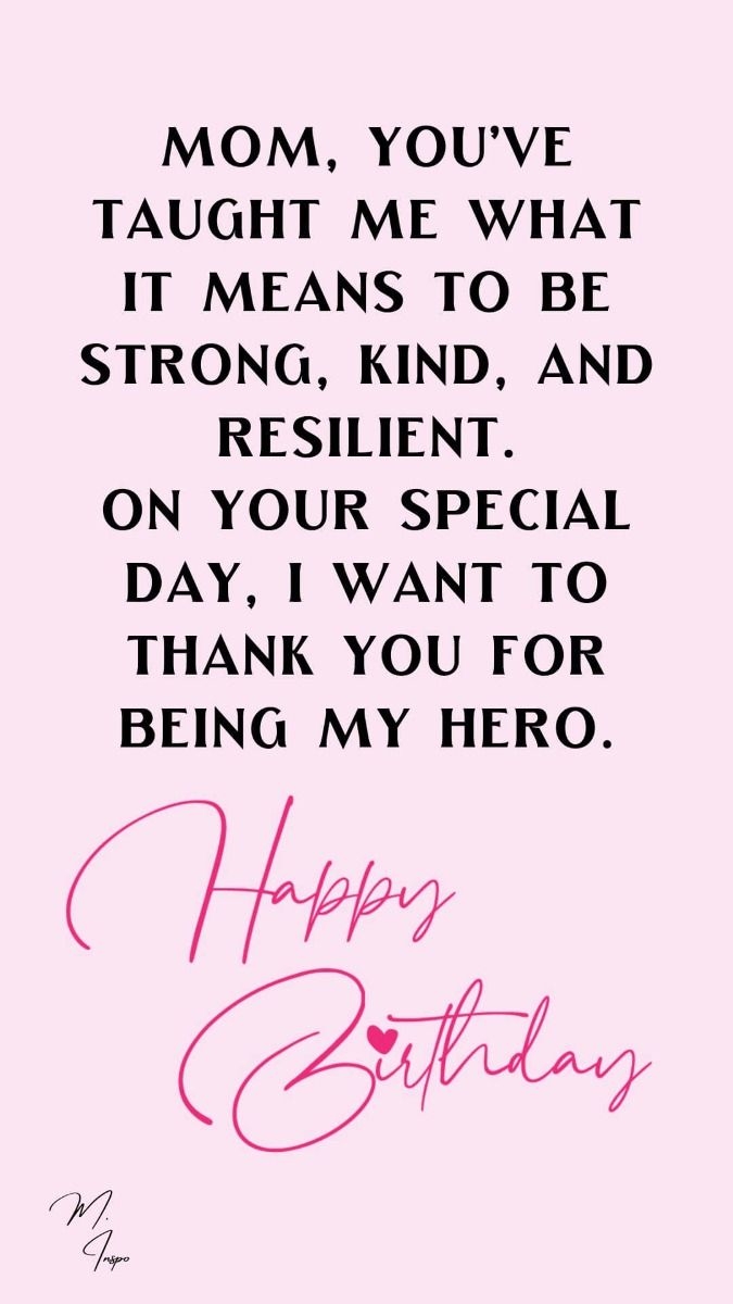 heartfelt birthday wishes for mom