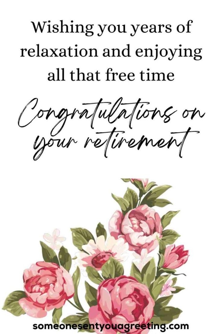 Congratulations On Your Retirement Wishes