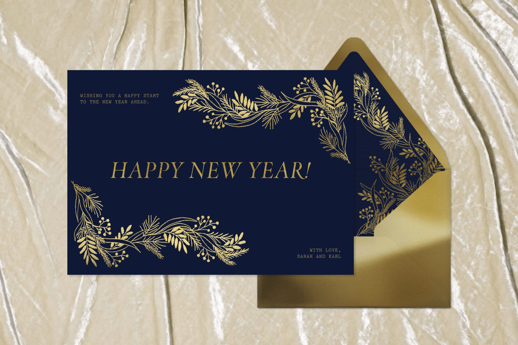 new years wishes for cards