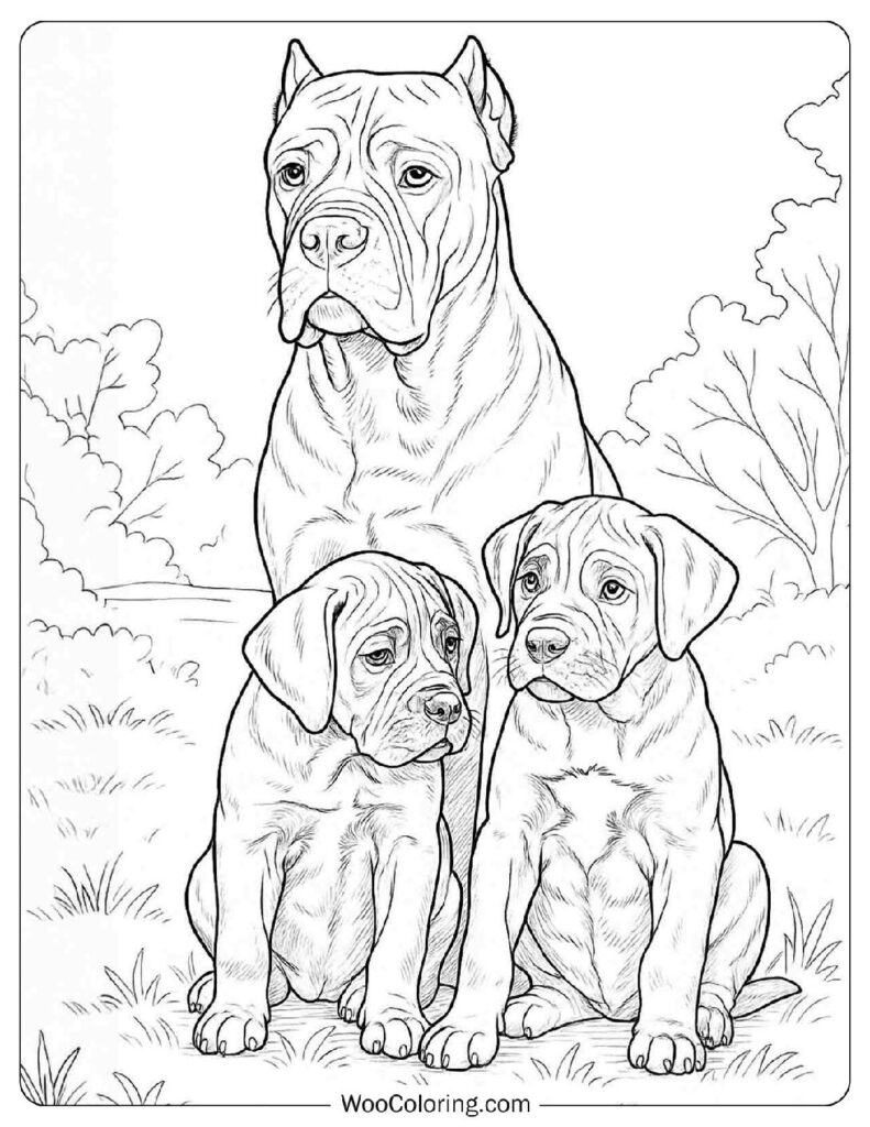 Free Printable Coloring Sheets Of Dogs