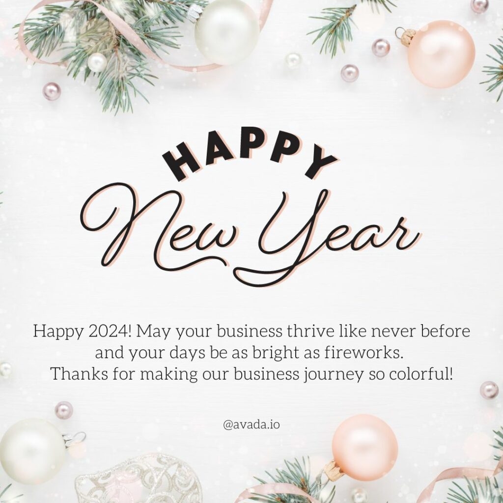 89 Creative New Year Greetings For Business 2025