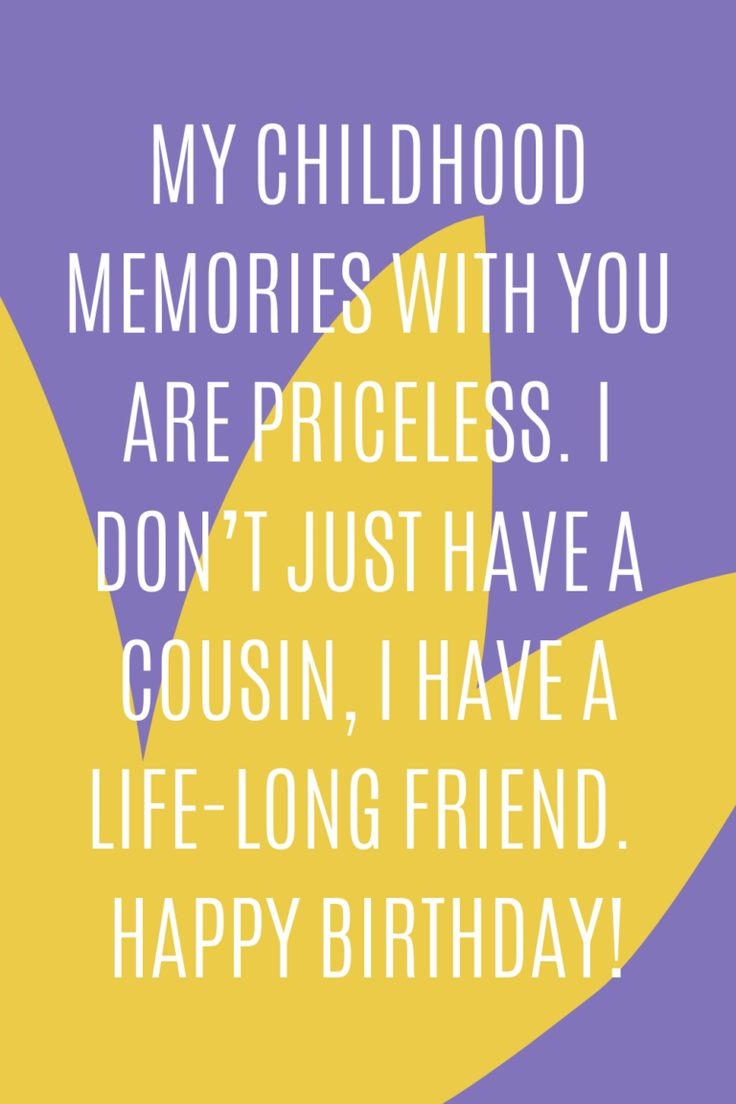 91 Happy Cousin Birthday Quotes