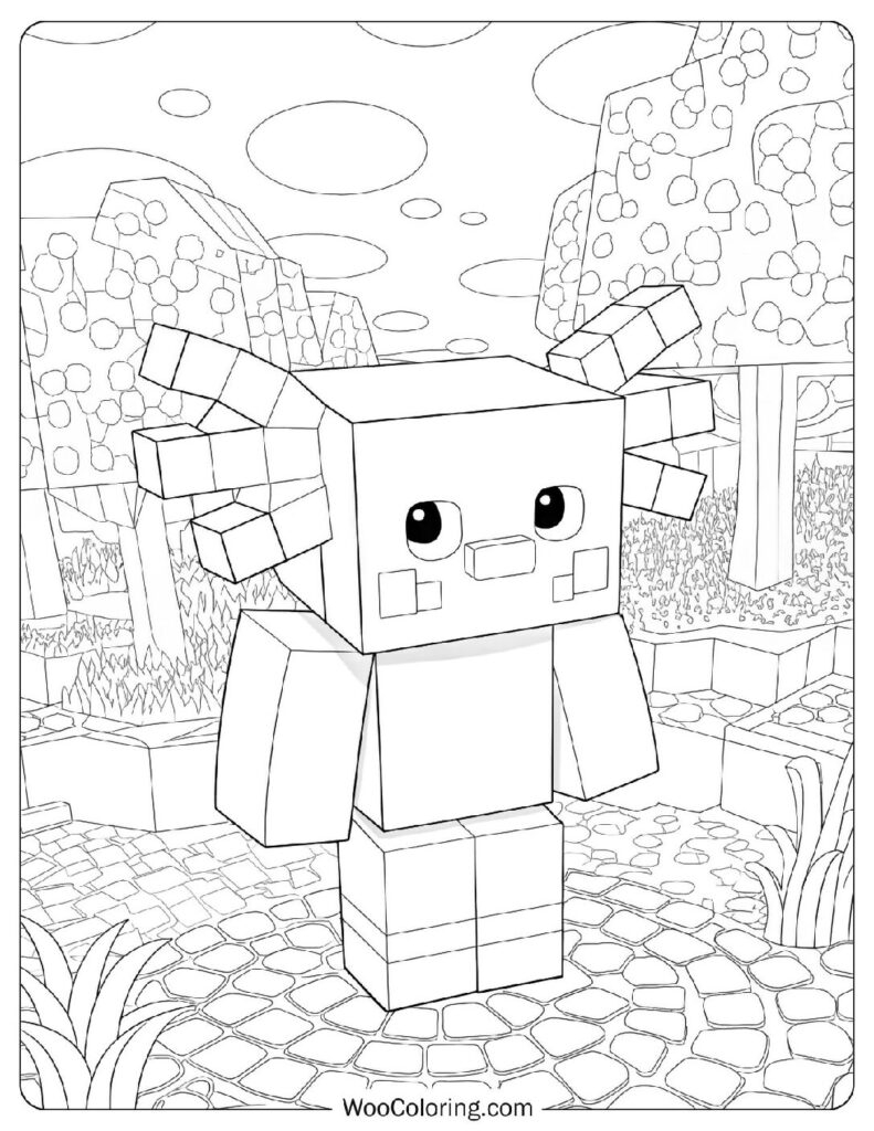 minecraft coloring book printable