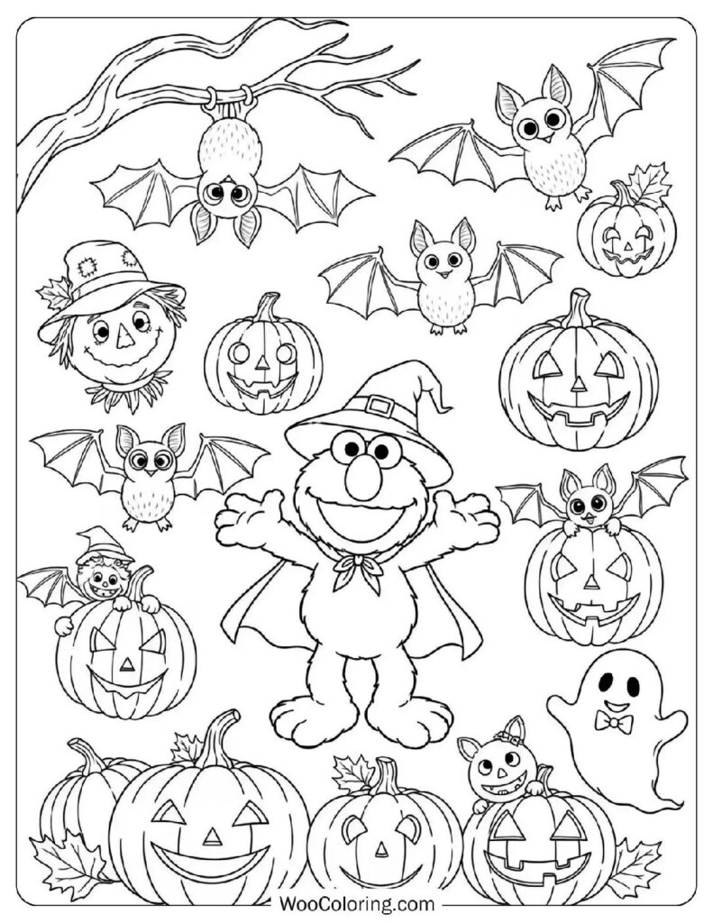 98 Halloween Coloring Pages Free PDF To Print Woo Coloring