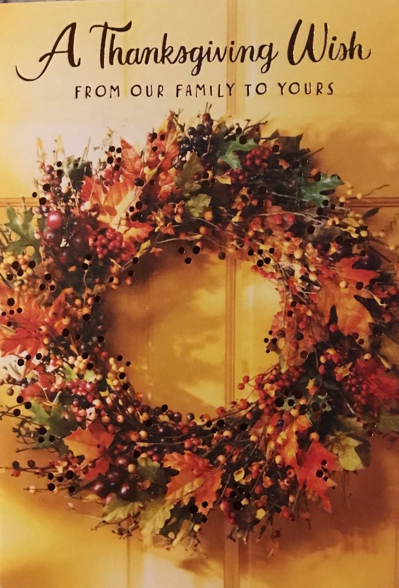 Wishes Happy Thanksgiving From Our Family To Yours